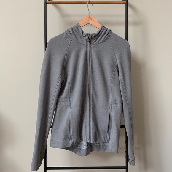 lululemon Grey Zip-Up - Picture 1 of 4